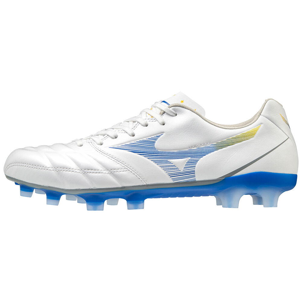 Scarpe Calcio Mizuno Rebula Cup Elite Uomo - Bianche - 14892-LJPZ